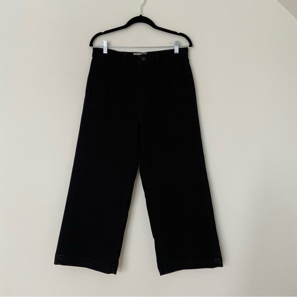 Everlane The Wide Leg Cropped Pant sz 8 - Picture 11 of 13